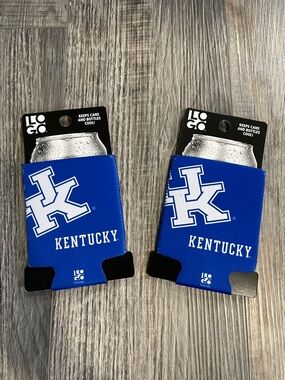 Kentucky Wildcats Blue Can Cooler Koozie - Set of 2